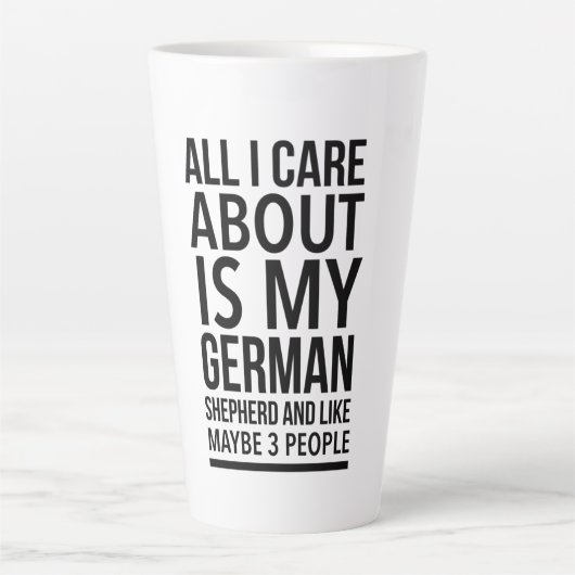 Funny German shepherd Milchtasse (Vorderseite)