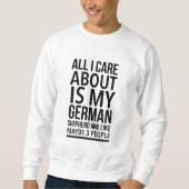 Funny German shepherd Sweatshirt (Vorderseite)