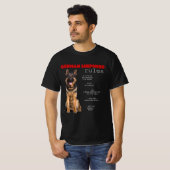 Funny German Shepherd T-Shirt (Vorne ganz)