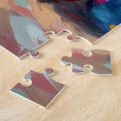 Funny German Shepherd Tangled in Christmas Lights Puzzle (Seite)