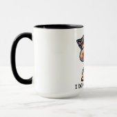 Funny German Shepherd Tasse (Links)