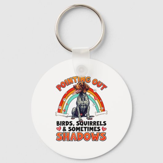 Funny German Shorthaired Inter Design For Dog Love Schlüsselanhänger (Vorderseite)
