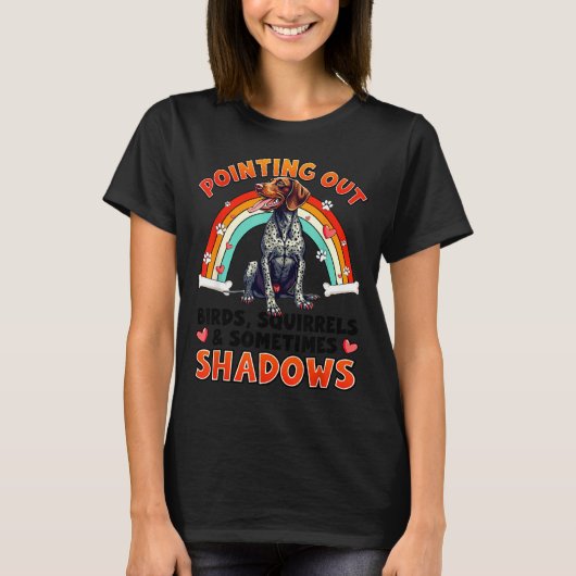 Funny German Shorthaired Inter Design For Dog Love T-Shirt (Vorderseite)