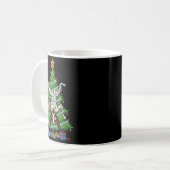 Funny German Shorthaired Inter Dog Christmas Tree  Kaffeetasse (Vorderseite Links)