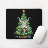 Funny German Shorthaired Inter Dog Christmas Tree Mousepad (Mit Mouse)