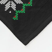 Funny German Shorthaired Inter Dog Ugly Xmas Sweat Fleecedecke (Ecke)