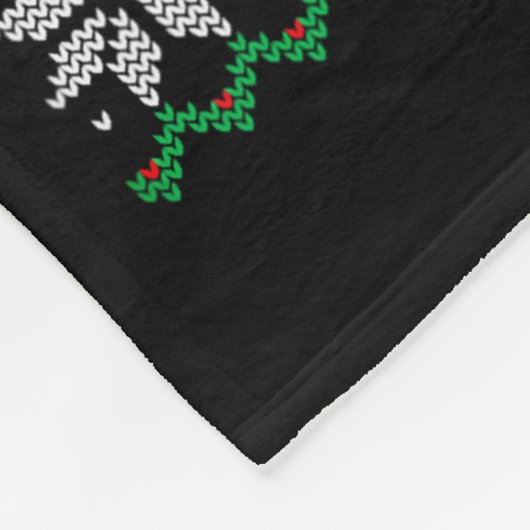 Funny German Shorthaired Inter Dog Ugly Xmas Sweat Fleecedecke (Ecke)