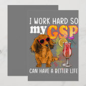 Funny German Shorthaired Pointer Gifts GSP Lover Einladung (Vorne/Hinten)