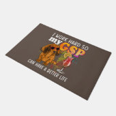 Funny German Shorthaired Pointer Gifts GSP Lover Fußmatte (Schrägansicht)
