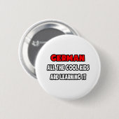 Funny German Teacher Shirts und Geschenke Button (Vorne & Hinten)