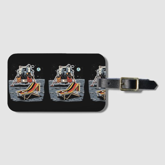 Funny German towel  Gepäckanhänger (Vorderseite (Horizontal))