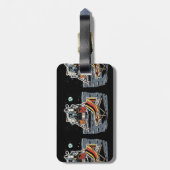 Funny German towel  Gepäckanhänger (Rückseite vertikal)