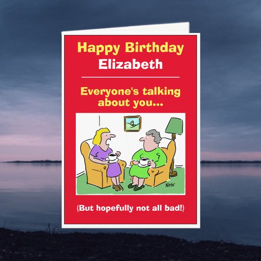 Funny Gerüchte, Klatsch und Gerede über das Thema Karte