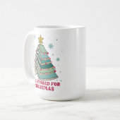 Funny Geschenk für Bibliothekar, alles zu Weihnach Kaffeetasse (Vorderseite Links)