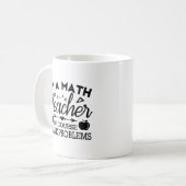 Funny Geschenk für Mathelehrer Kaffeetasse (Vorderseite Links)