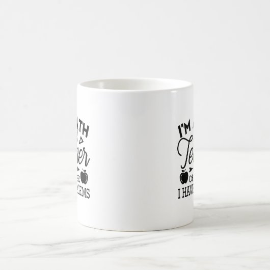 Funny Geschenk für Mathelehrer Kaffeetasse (Mittel)