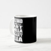 Funny Geschenk für Vater Furz Riecht Vater bedeute Kaffeetasse (Vorderseite Links)
