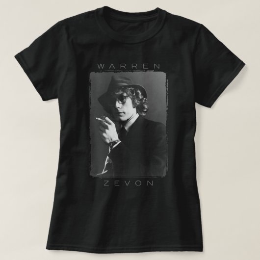 Funny Geschenk für Warren Art Zevon Geschenke zu H T-Shirt (Design vorne)