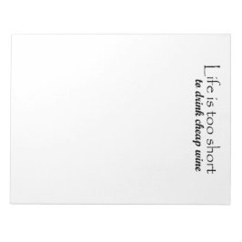 Funny Geschenk Ideen Geschenke Wein Zitat große No Notizblock