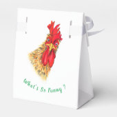 Funny Geschenkboxen Überraschender Rooster - Benut Geschenkschachtel (Rückseite)