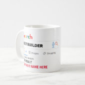 Funny Geschenke BUILDER HANDYMAN DECORATOR PAINTER Kaffeetasse (Vorderseite Links)
