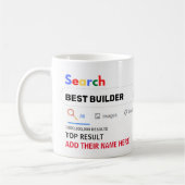 Funny Geschenke BUILDER HANDYMAN DECORATOR PAINTER Kaffeetasse (Links)