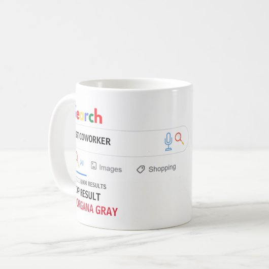 Funny Geschenke Coworker Verlassend Altersversorgu Kaffeetasse (Vorderseite Links)