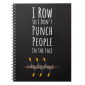 Funny Geschenke für Crew Rowers Rowing Oars Team S Notizblock (Vorderseite)