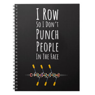 Funny Geschenke für Crew Rowers Rowing Oars Team S Notizblock