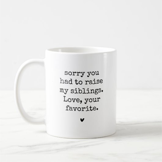 Funny Geschenke für Mama, Mama Geschenk für Kinder Kaffeetasse (Links)