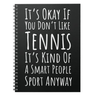 Funny Geschenke für Tennis Liebhaber für seine Män Notizblock