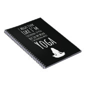 Funny Geschenke für Yoga Liebhaber für sie Notizblock (Rechte Seite)