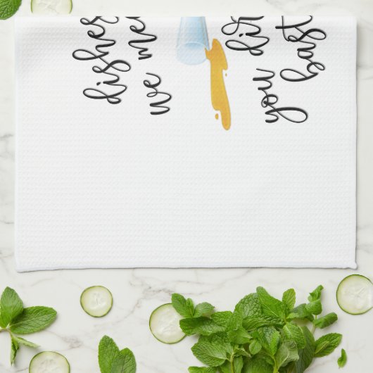 Funny Geschirrs Design Geschirrtuch (Gefaltet)