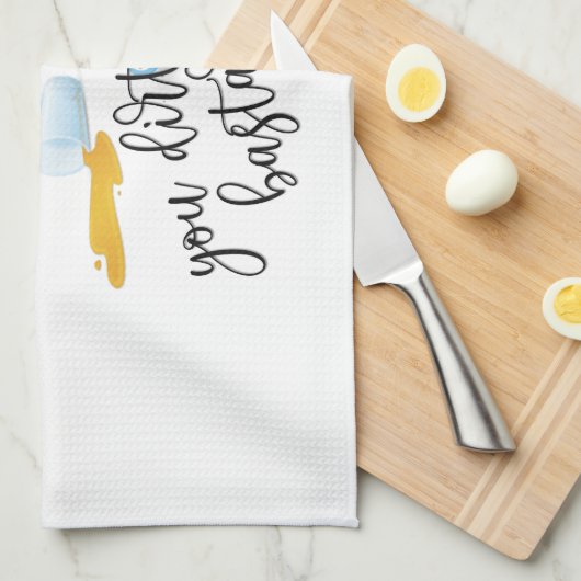 Funny Geschirrs Design Geschirrtuch (Viertel Falte)