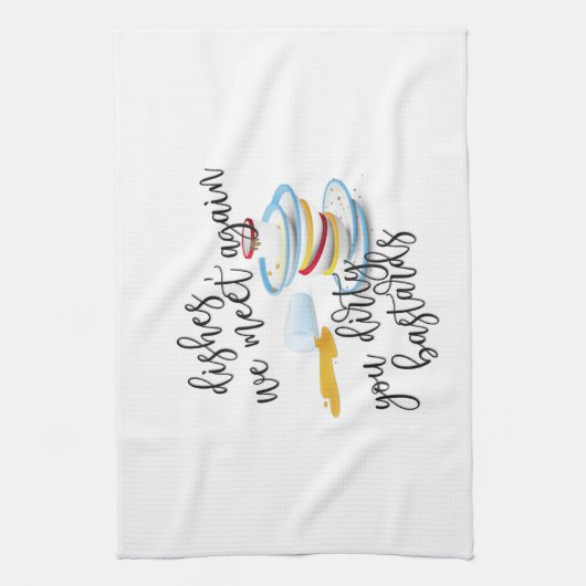 Funny Geschirrs Design Geschirrtuch (Vertikal)