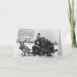 Funny Gese ersetzt Rentier Weihnachtskarte Feiertagskarte