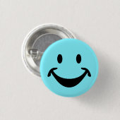 Funny Gesicht + dein Rücken. Ideen Button (Vorne & Hinten)