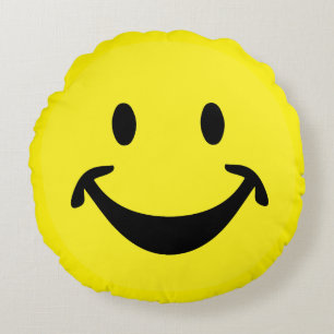 Funny Gesicht + dein Rücken. Ideen Rundes Kissen