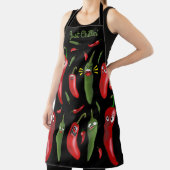 Funny Gesichter Chili Chile Paprikaschoten Mexiko Schürze (InSitu)