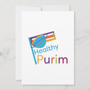 Funny gesund Purim 2021 Gruß Feiertagskarte