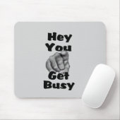 Funny Get beschäftigt Finger Mousepad (Mit Mouse)