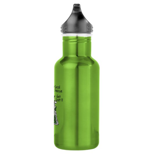 Funny Get Lost Edelstahlflasche (Rechts)