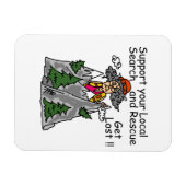 Funny Get Lost Magnet (Horizontal)