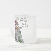 Funny Get Lost Mattglastasse (Vorderseite Links)