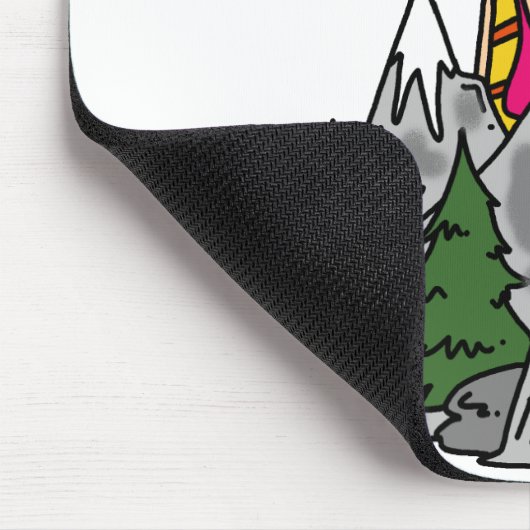 Funny Get Lost Mousepad (Ecke)