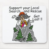 Funny Get Lost Mousepad (Vorne)