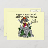Funny Get Lost Postkarte (Vorne/Hinten)