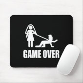 Funny Get Married Game Over Wedding Gag Team G Mousepad (Mit Mouse)