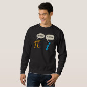 Funny Get Real Be Rational Pi Mathe Lehrer Geek Sweatshirt (Vorne ganz)