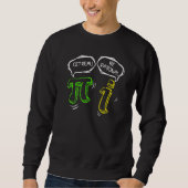 Funny Get Real Be Rational Pi Mathe Lehrer Geek Sweatshirt (Vorderseite)